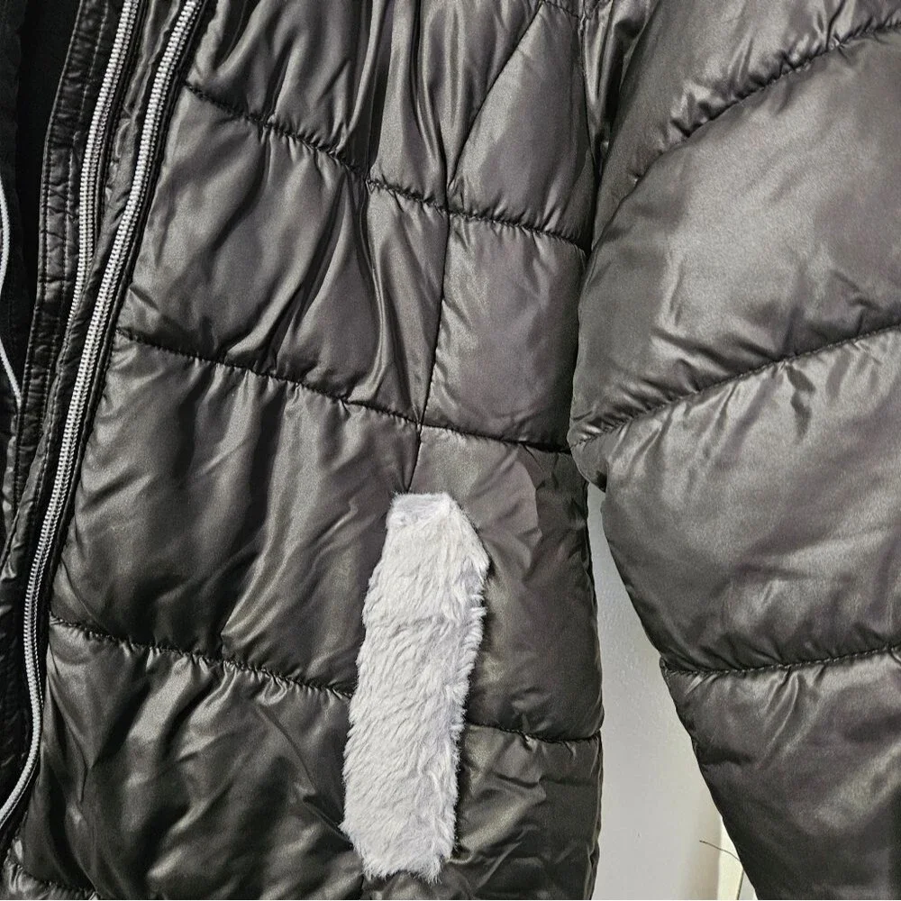 Michael Michael Khors Girls Black Puffer coat  L 10/12